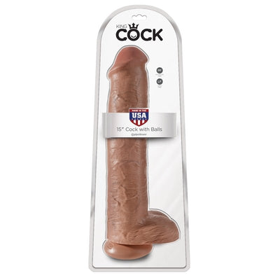 PipeDream King Cock - 15 Inch Cock With Balls Huge Realistic Dildo