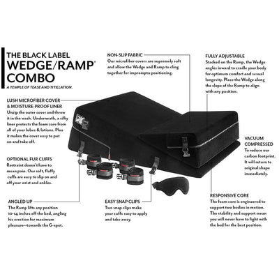 Liberator Black Label Wedge/Ramp Combo Sex Furniture