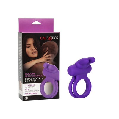 Cal Exotics - Rechargeable Dual Rockin Rabbit Enhancer Ring