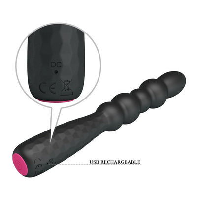 Randy Fox - Rechargeable Beaded Flexi-Wand Vibrator