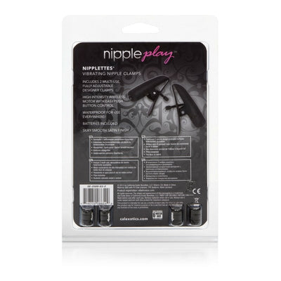 Cal Exotics Nipple Play - Rechargeable Nipplettes Nipple Clamps