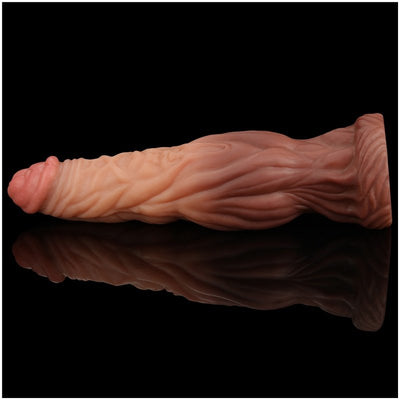 Randy Fox - Randy King Series - 9.5 Inch Dual Silicone Thick Realistic Dildo