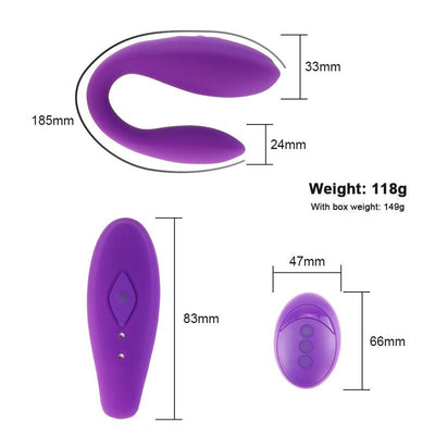 Randy Fox - Rechargeable Pleasure Share Couple's Vibrator