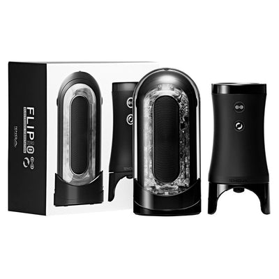 TENGA Flip 0 (Zero) Black EVR - Electronic Vibrotation Stroker