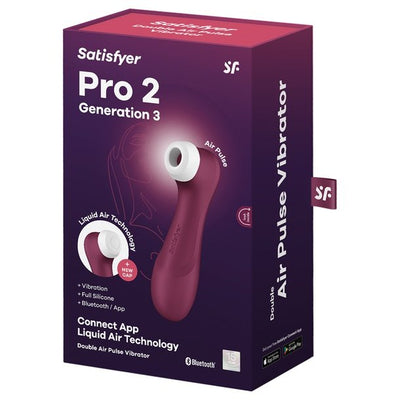 Satisfyer Pro 2 G3 Liquid Air Pulse Clit Stimulator + App