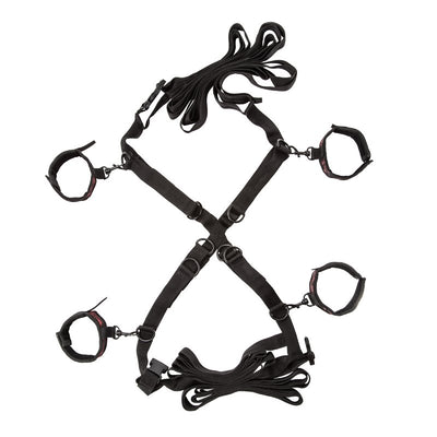 California Exotic Scandal Over The Bed Cross Bondage Kit