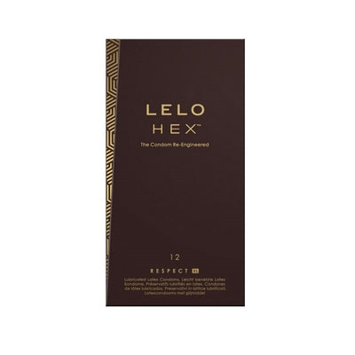 LELO HEX Respect Larger Condoms - 12 Pack