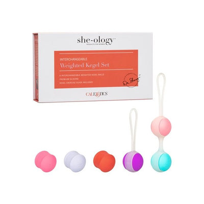 She-Ology Interchangeable Weighted Kegel Set