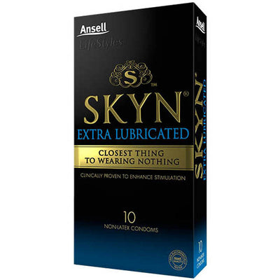 Ansell LifeStyles SKYN Extra Lubricated Regular Condoms 10pk