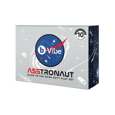 B-Vibe Asstronaut Glow-In-The-Dark Butt Play Set