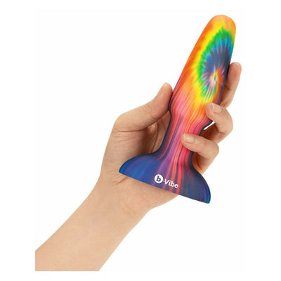 B-Vibe Peace and Love Tie-Dye Rimming Plug