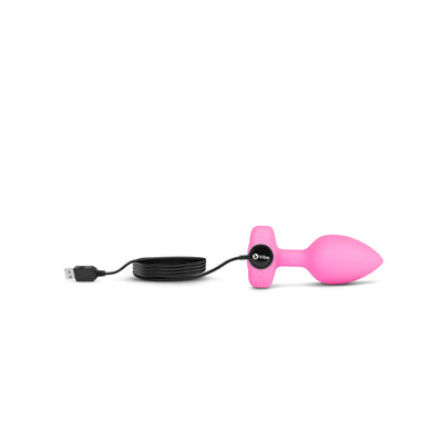 B-Vibe Remote Control Vibrating Jewelled Heart Plug