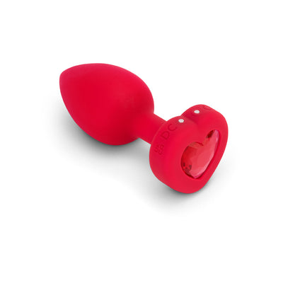 B-Vibe Remote Control Vibrating Jewelled Heart Plug