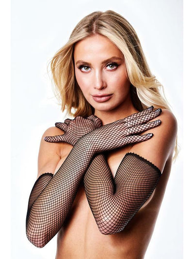 Baci Fishnet Opera Glove