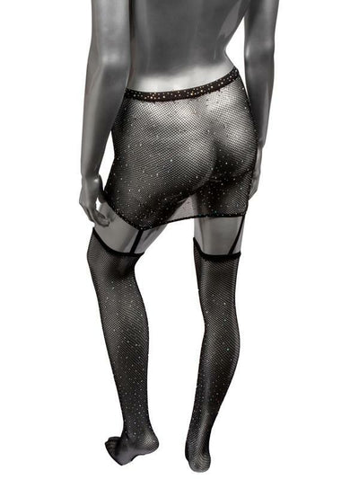 Calexotics Radiance One Piece Garter Skirt with Thigh Highs