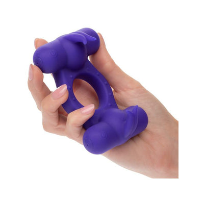 Calexotics Silicone Rechargeable Triple Orgasm Enhancer