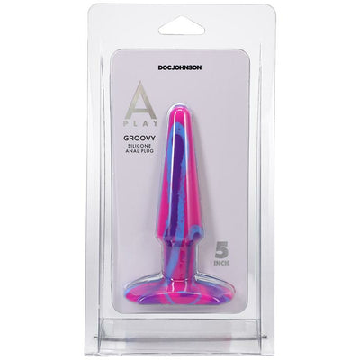 Doc Johnson A-Play Groovy Silicone Anal Plug 5 inch