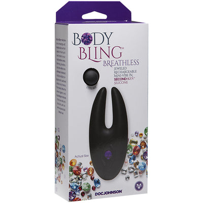 Doc Johnson Body Bling Breathless Mini Vibe In Second Skin