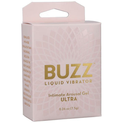 Doc Johnson Buzz Ultra Liquid Vibrator Intimate Arousal Gel 0.26 oz