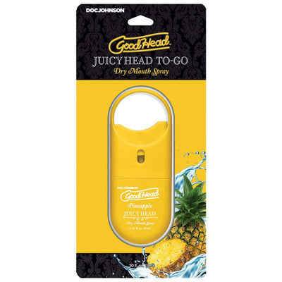 Doc Johnson Goodhead Juicy Head Dry Mouth Spray To Go Pineapple fl oz 