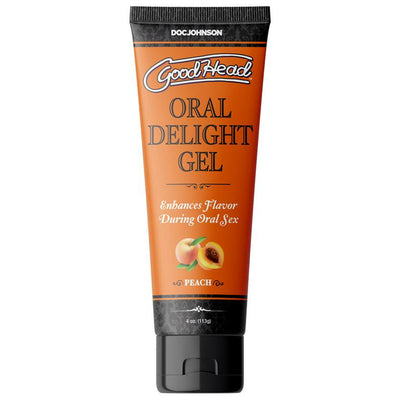 Doc Johnson Goodhead Oral Delight Gel Peach 4 oz