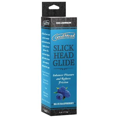 Doc Johnson Goodhead Slick Head Glide Blue Raspberry 4 oz