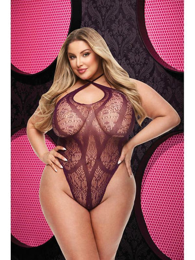 Lapdance Lingerie Criss Cross Lace Teddy - Queen