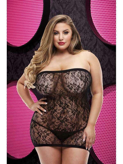 Lapdance Lingerie Lace Mini Dress LC-54