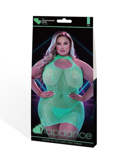 Lapdance Lingerie Lapdance Glow In The Dark Mini Dress - Queen