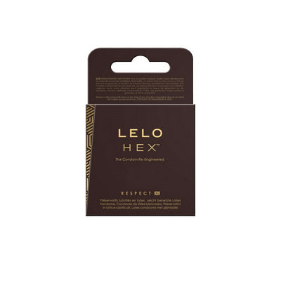 Lelo Hex Condoms Respect XL - 3 Pack