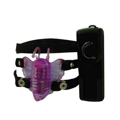 Seven Creations Micro Butterfly Stimulator Strap-On Clit Vibrator