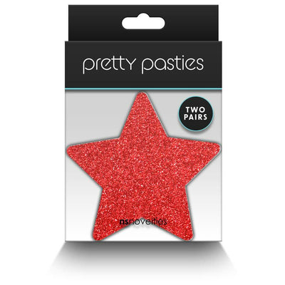 NS Novelties Pretty Pasties Glitter Stars 2 Pair