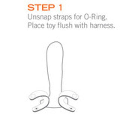 Tantus Inc Universal Silicone O-Ring Strap-On Dildo Harness Kit