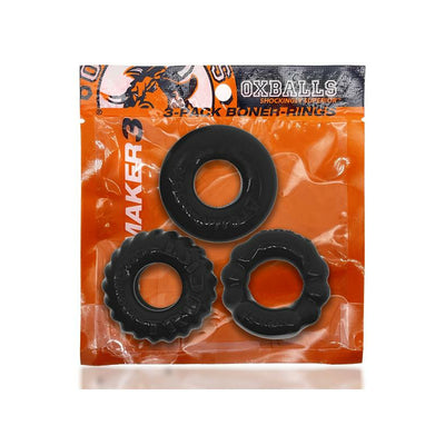 Oxballs Bonemaker 3-Pack Boner Cockring Kit