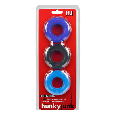 Oxballs Huj3 C-Ring 3-Pack By Hunkyjunk Multi