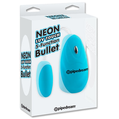 PipeDream Neon Luv Touch Bullet 5 Function Vibrator