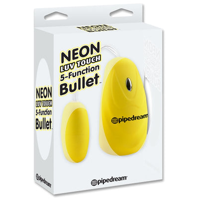 PipeDream Neon Luv Touch Bullet 5 Function Vibrator