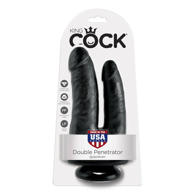 PipeDream King Cock - Double Penetrator Double Ended Dildo