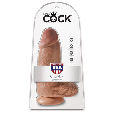 Pipedream King Cock - Chubby 9 Inch Super Thick Realistic Dildo