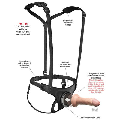 Pipedream Body Dock Strap-On Suspenders