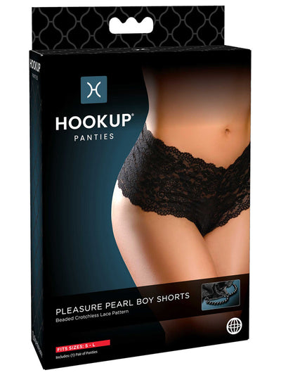 Pipedream Hookup Pleasure Pearl Boy Shorts