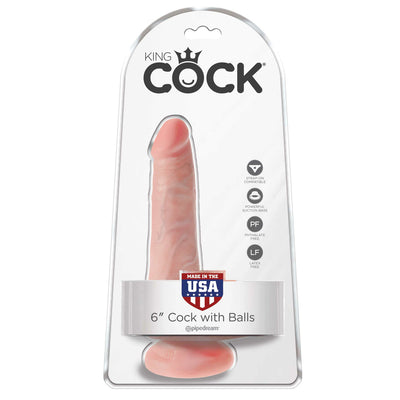 Pipedream King Cock 6 inch Cock with Balls