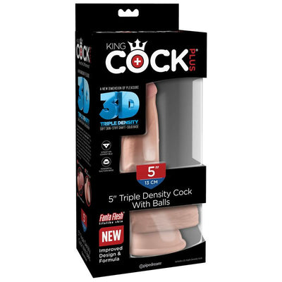Pipedream King Cock Plus 5 inch Triple Density Cock with Balls