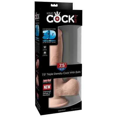 Pipedream King Cock Plus 7.5 inchTriple Density Cock with Balls