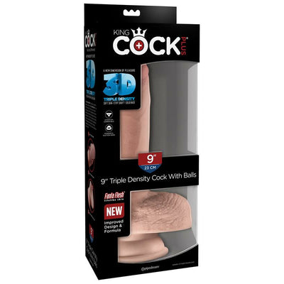 Pipedream King Cock Plus 9 inch Triple Density Cock with Balls