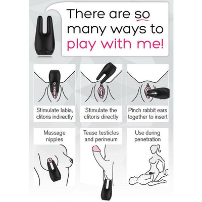 Playful Diamonds The Countess - Mini Rabbit Ears Massager