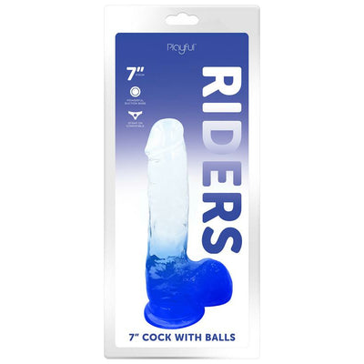 Playful Riders 7 inch Cock with Balls