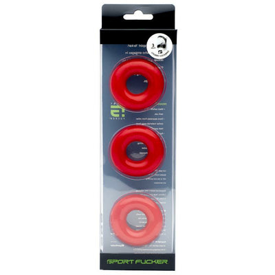 Rubber Cockring (3 Pack) By Sport Fucker