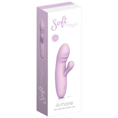 Soft By Playful Amore Rechargeable Rabbit Vibrator