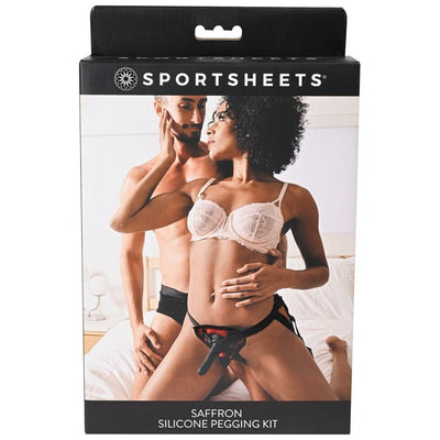 Sportsheets Saffron Silicone Pegging Kit